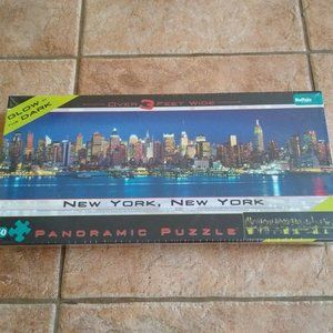 New York, New York Panoramic BUFFALO Glow Puzzle